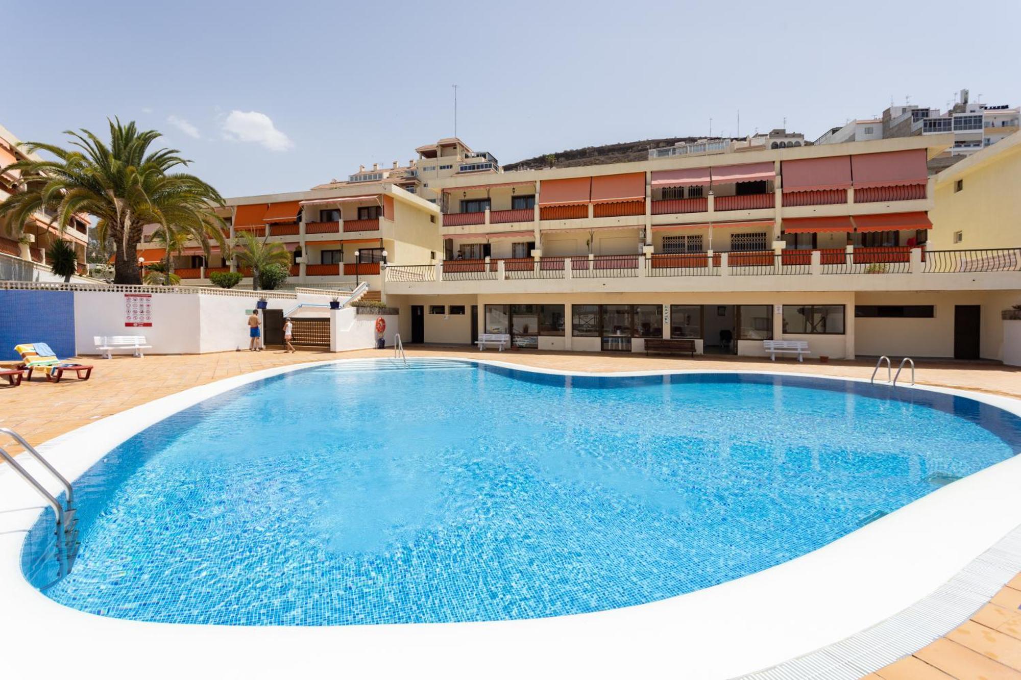 Frontline Playa Las Vistas With Pool, Parking, Sea Los Cristianos  Bagian luar foto
