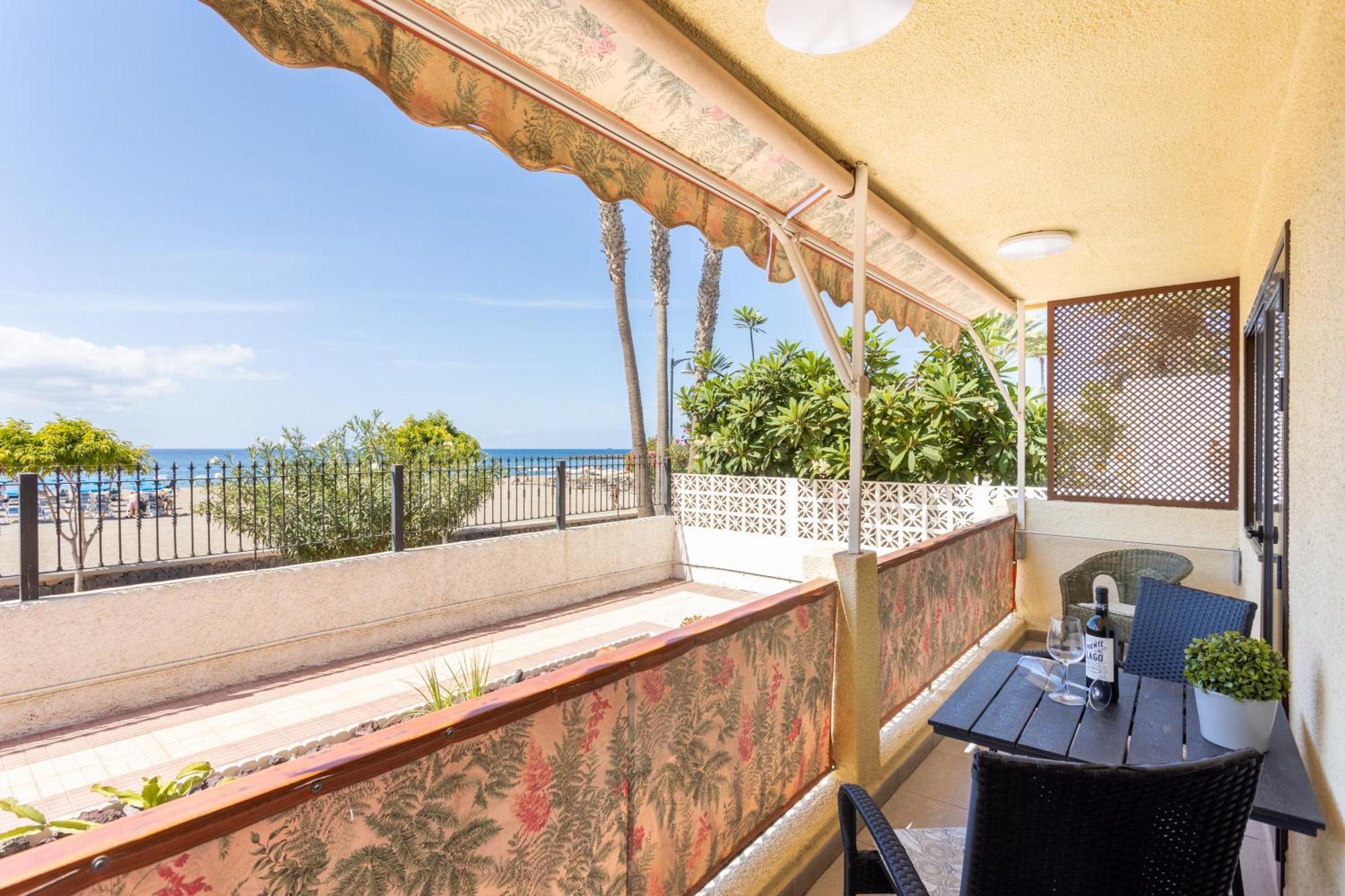 Frontline Playa Las Vistas With Pool, Parking, Sea Los Cristianos  Bagian luar foto